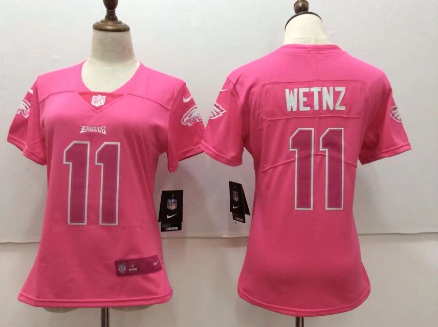 pink philadelphia eagles jersey