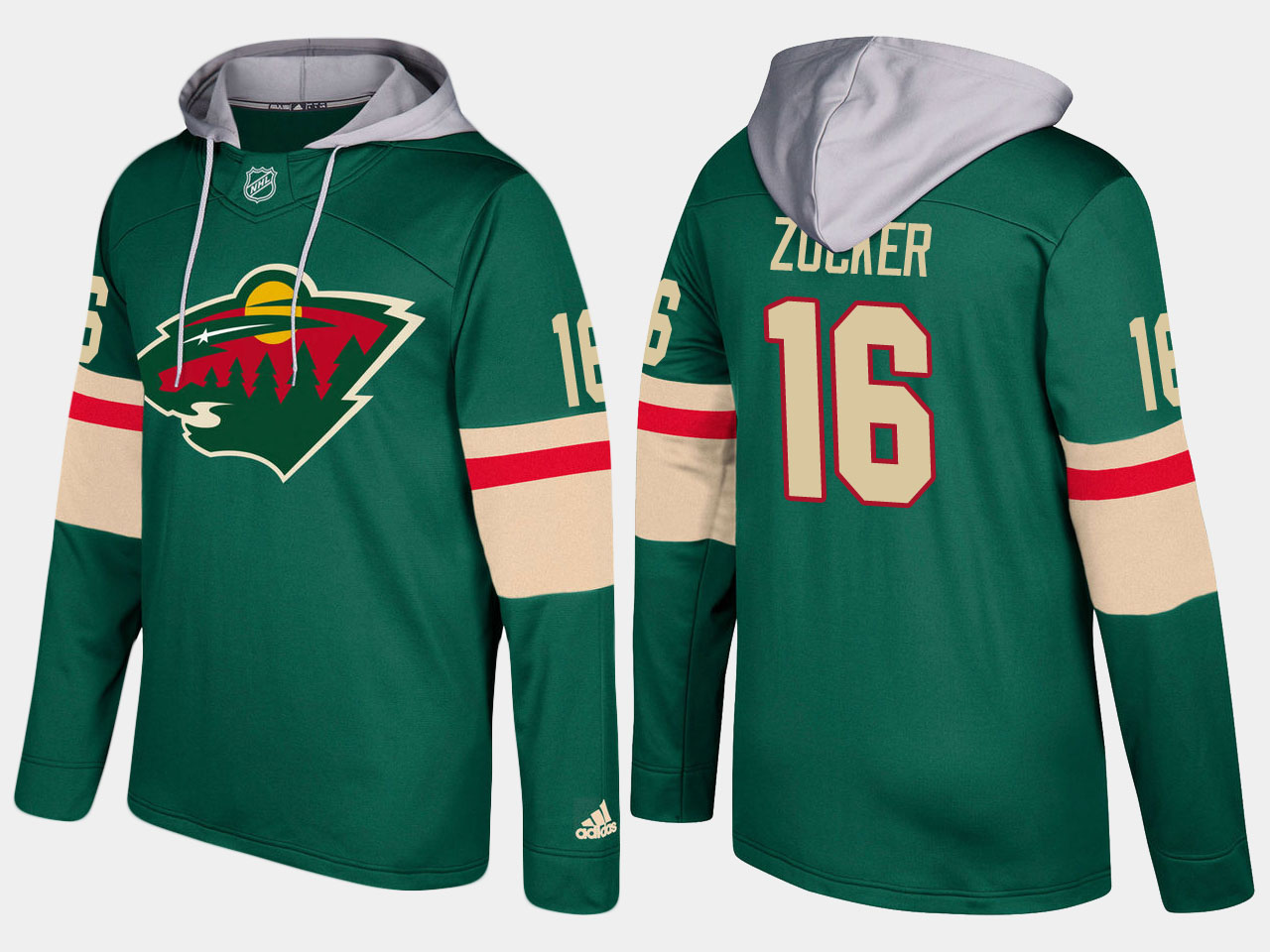 mn wild jersey hoodie