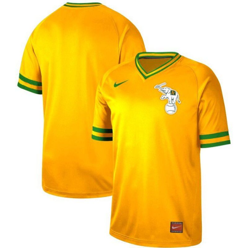 oakland athletics yellow jersey