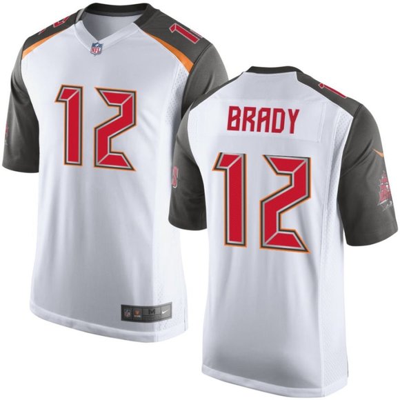 Outerstuff Youth Tom Brady Pewter Tampa Bay Buccaneers Replica Player Jersey 
