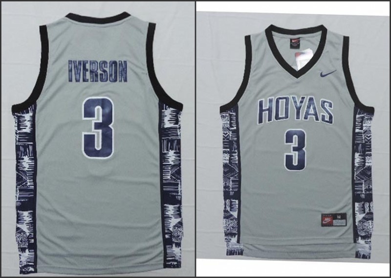 allen iverson throwback georgetown jersey