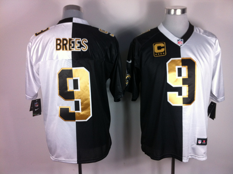 saints half and half jersey