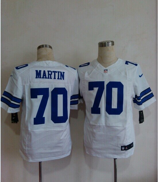 2014 Nike NFL Dallas Cowboys 70 Zack Martin white Elite jerseys
