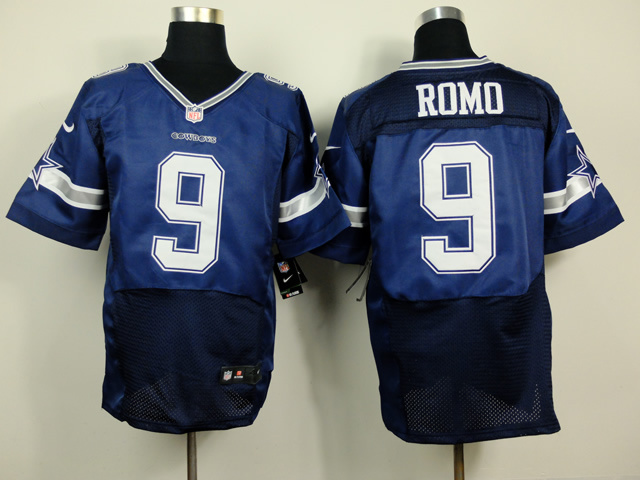 Dallas cowboys 9 Romo Blue 2014 Nike Elite Jerseys