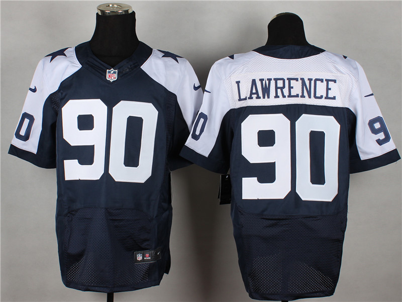 Dallas Cowboys 90 Lawrence Blue Thanksgiving 2014 Nike Elite Jerseys