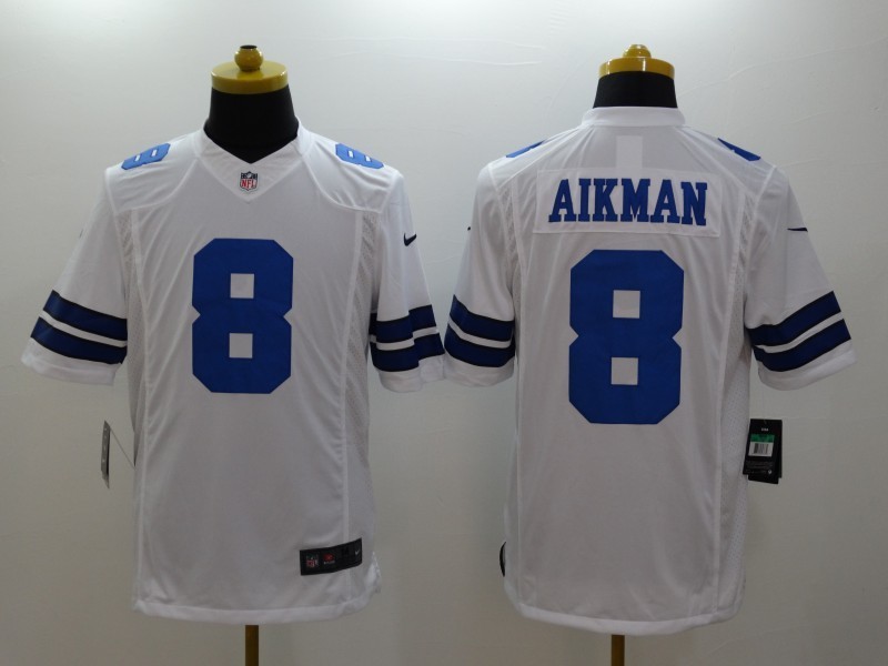 Dallas Cowboys 8 Aikman White 2014 Nike Limited Jerseys