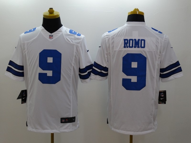 Dallas cowboys 9 Romo White 2014 Nike Limited Jerseys