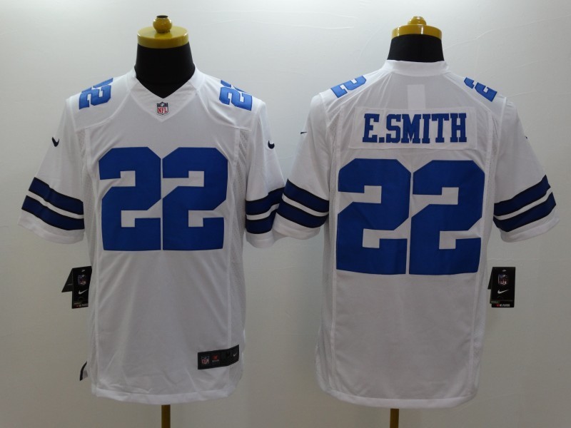 Dallas Cowboys 22 Emmitt Smith White 2014 Nike Limited Jerseys