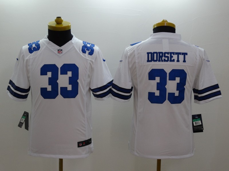 Youth Dallas cowboys 33 Tony Dorsett White 2014 New Nike Limited Jerseys