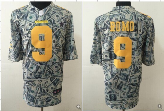 Dallas cowboys 9 Romo Dollar version 2014 Nike Jerseys