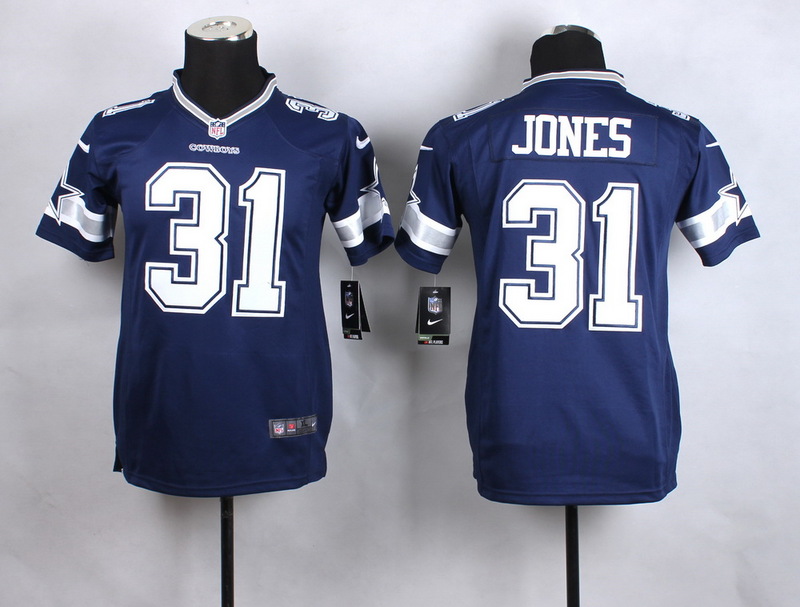 Youth Dallas Cowboys 31 Jones Blue New 2015 Nike Jersey