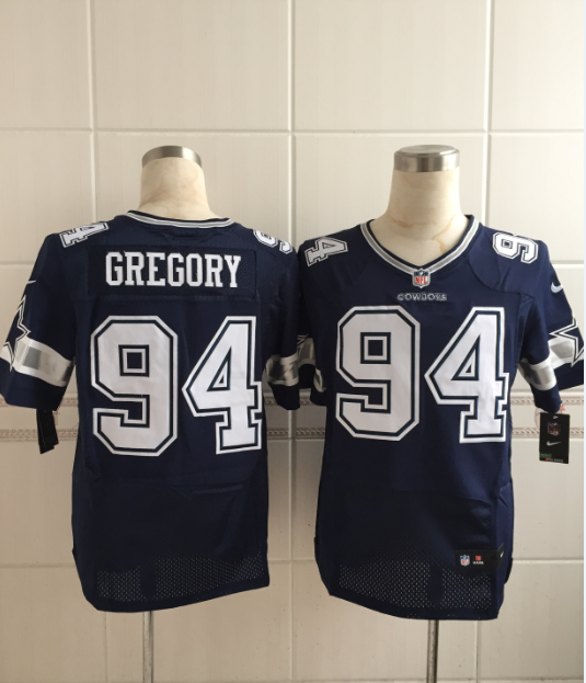 Dallas Cowboys 94 Gregory Blue Men Nike Elite Jerseys