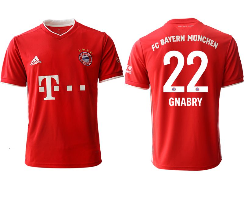Men 2020-2021 club Bayern Munich Home aaa version 22 red ...