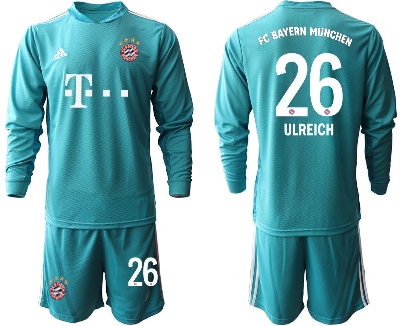 Men 2020-2021 club Bayern Munich away long sleeves 18 ...