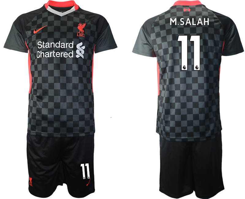 Wholesale Men 2020-2021 club Liverpool Second away 11 black Soccer Jerseys [202009241012208 ...