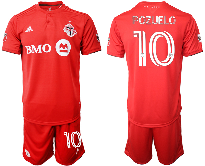 Wholesale Men 2020-2021 club Toronto FC home 10 red Soccer ...
