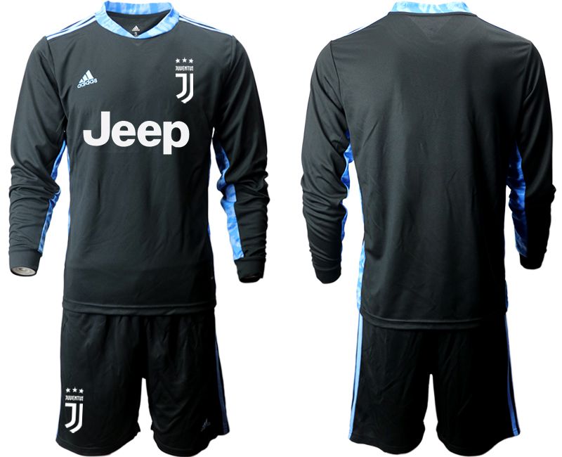 Men 2020-2021 club Juventus black long sleeve goalkeeper ...