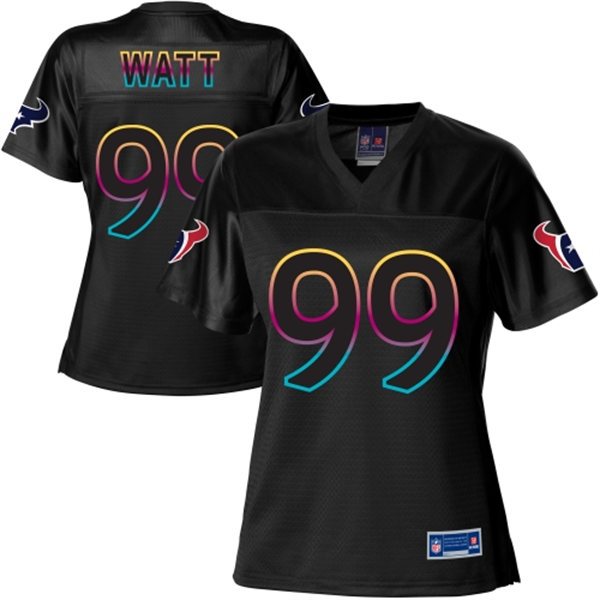 NFL Nike Pro Line Women's Houston Texans 99 JJ Watt Fashion Black Jersey