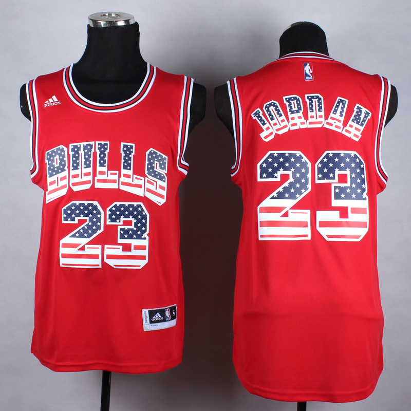 NBA Chicago Bulls 23 Jordan red fashion Jerseys